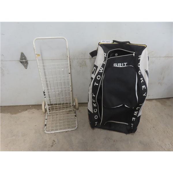 Hockey Bag with Wheels and Dolly