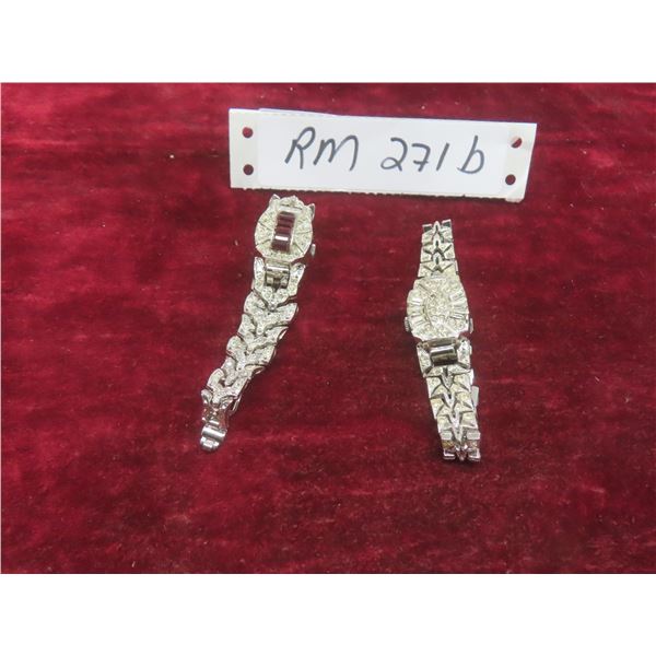 Pair of Vintage Ladies Fancy Watches (One Working, One Needs Repair)