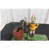 Image 9 : Clown & Trick Dog Mechanical Cast Iron Coin Bank - Works!