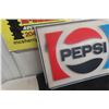 Image 3 : Vintage Pepsi Plastic Sign 24" x 17"
