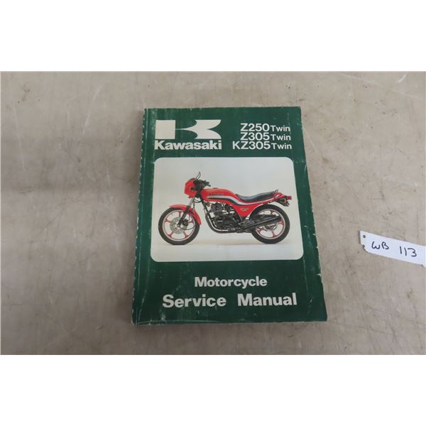 Kawasaki Motorcycle Manual 250, Z305, KZ305 Twin