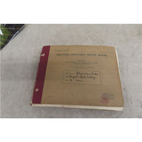 2 1930’s–1940’s Military Royal History Personal Scrap Books with Pictures, Notes, Very Interesting