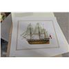Image 2 : 5 Colour Prints of Famous Ships in Canadian History