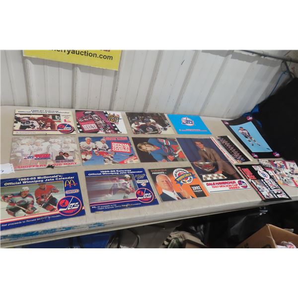 Vintage Winnipeg Jets Posters & Calendars, Hawerchuk