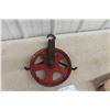 Image 1 : Vintage Crosby 10" Inch Farm Pulley Wheel