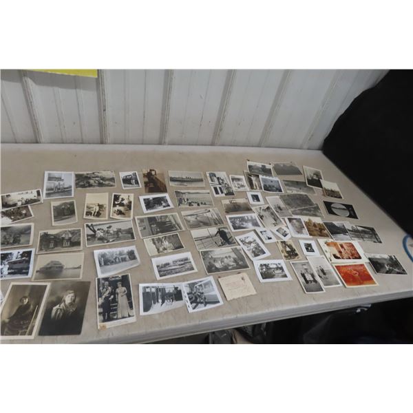 Vintage Black & White Pictures. Ships, Military, Farm Scenes & People