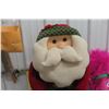 Image 2 : Santa Claus Standup Figure. 33.5 Inches Tall. / Plush Christmas Troll Figure. 26 Inches Tall.