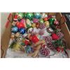 Image 6 : Box Full of Old Christmas Tree Decorations and More.