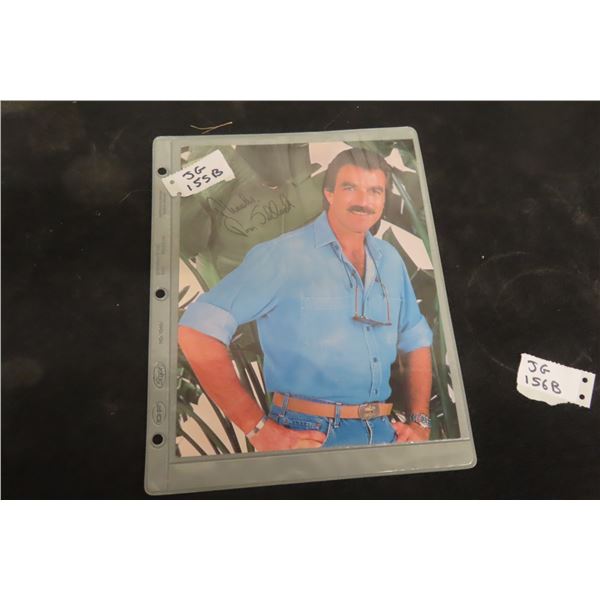 Tom Sellick 8x10 Autograph Photo.