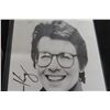 Image 2 : Billie Jean King Autograph Photo.