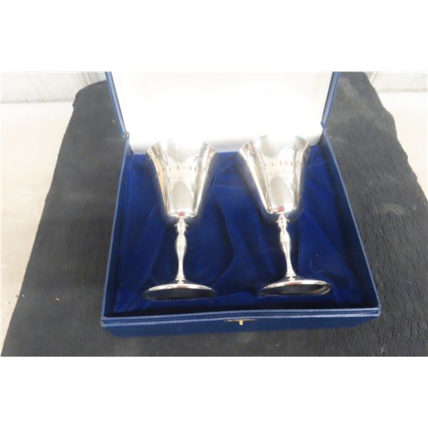 Birks Guys & Dolls Production at St. James Collegiate. 1976 Primrose Plate E.P. Brass 430 Goblets