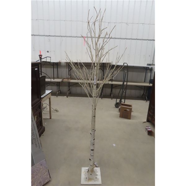 7 Ft. LED Birch Tree for Indoor & Outdoor Use. 240 LED Lights.