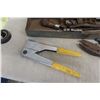 Image 3 : 2 Metal Tool Boxes & Odd Tools, Rusty; Sockets; Drill Bits; Cutters; Pliers and More