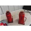 Image 2 : 3 x Hydralic Bottle Jacks - (2 x 12 Ton, 1 x 4 Ton)