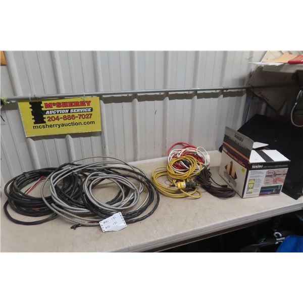 Extension Cords, Electrical Wire, New Light Fixture