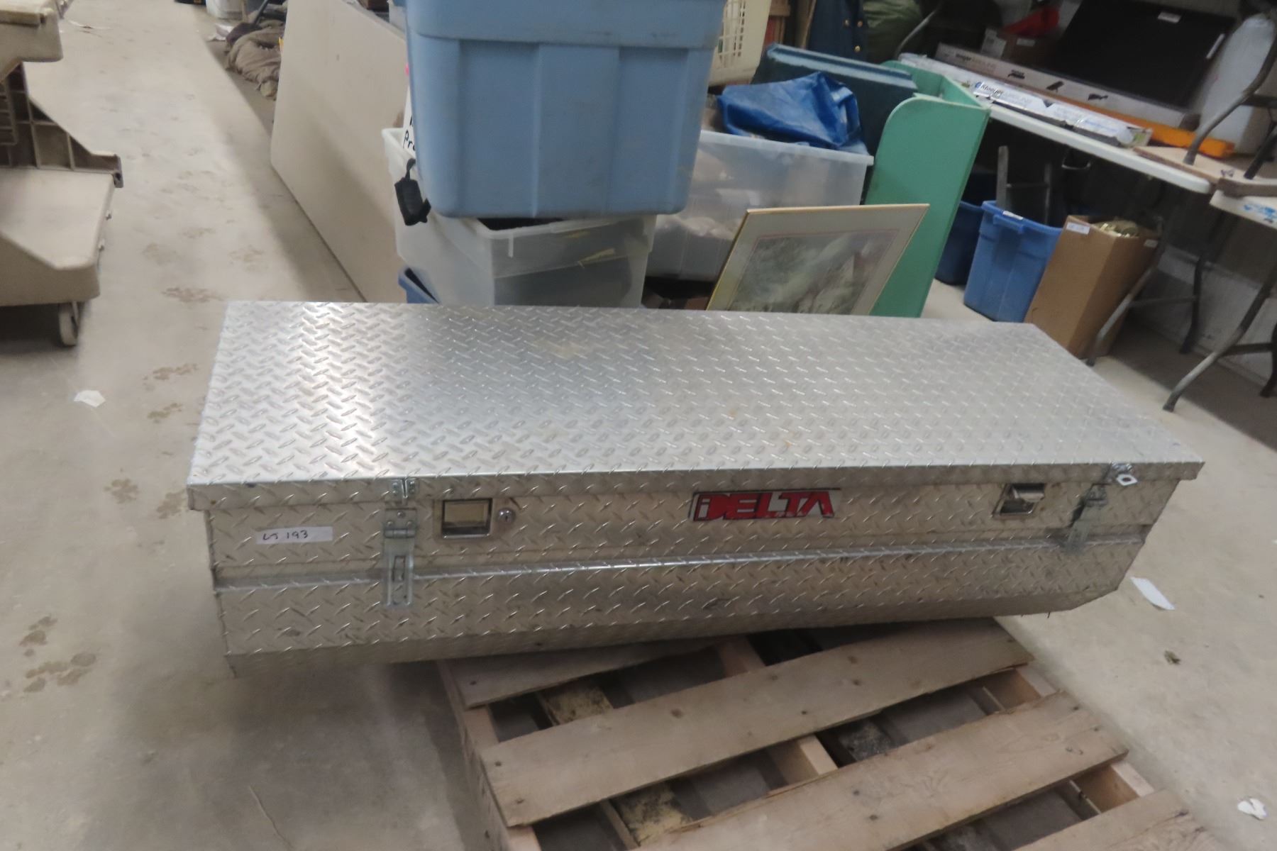 Delta Tools Sign Delta Truck Tool Box (No Key)