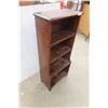 Image 3 : Walnut Open Book Shelf 48" x 21" x 10"