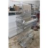 Image 2 : 4-Shelf Rolling Metal Storage Unit 65" x 34" x 16"