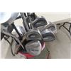 Image 2 : Set of 14 Left-Handed Golf Clubs with Bag