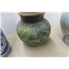 Image 3 : Set of Two Vases and One Urn, Largest 17" Tall x 8" Diameter