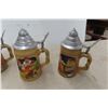 Image 2 : 5 x Steins/Mugs and Aluminum Tea Pot