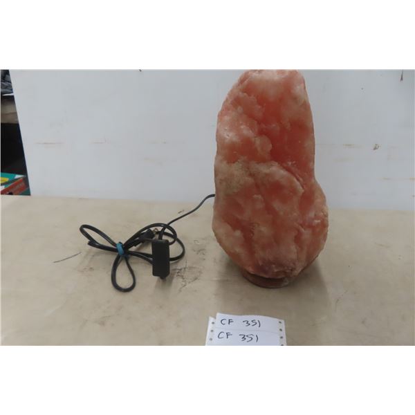 Salt-Glazed Lamp, 13" Tall