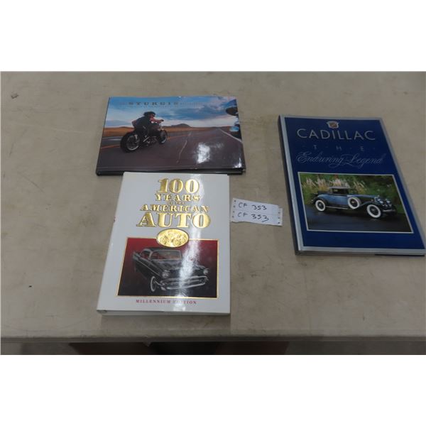 Three Books – 'Cadillac' Magazine, 'Auto America', and 'Studio Experience'