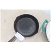 Image 7 : Remy Oliver Cast Iron Wok and Wagner Cast Iron Frying Pan, 12"