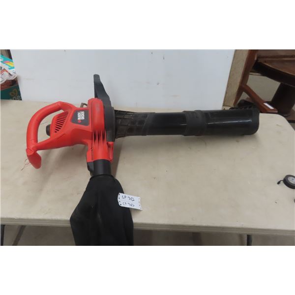 Black and Decker Electric Yard Blower Vacuum, 12 Amp