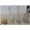 Image 3 : Decanter, Vase, Vintage Glasses