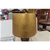 Image 2 : Table Lamp and Metal Art Picture, 21" x 18"