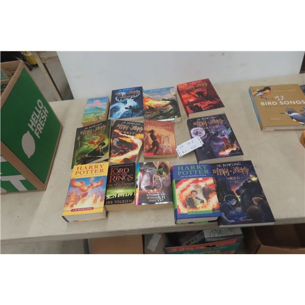 13 x Books - Harry Potter, Lord of the Rings