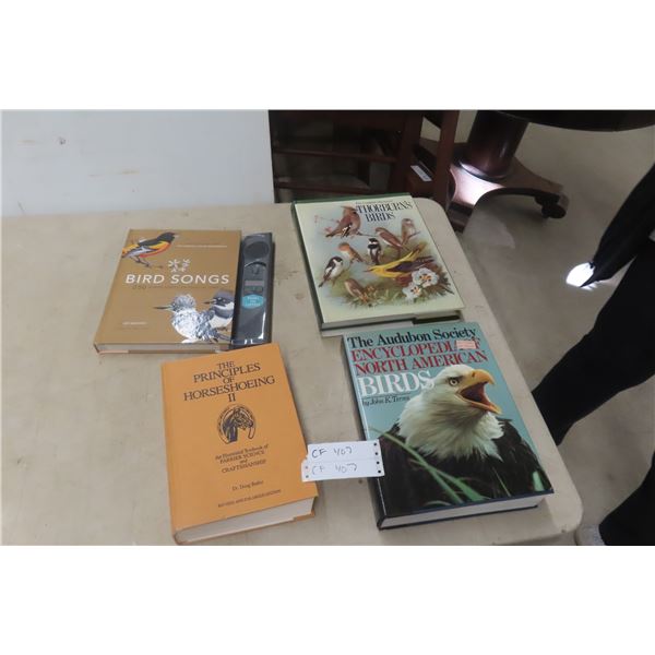 4 Books - Birds and Horseshoeing