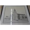 Image 2 : Framed Numbered Print of Trinity Church 20" x 24"