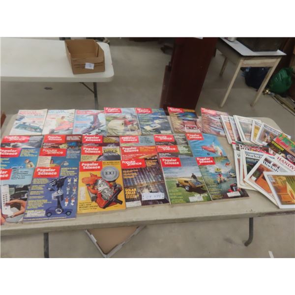 Magazines 60s/70s Including Popular Science, PopMech, and More