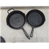Image 4 : Five Cast Iron Frying Pans