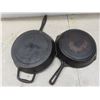 Image 5 : Five Cast Iron Frying Pans