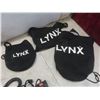 Image 8 : Two Lynx Flight Helmets with Headphones, Communications, and Storage Bag