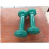 Image 4 : Set of Four Dumbbells: Two at 8 Pounds and Two at 3 Pounds