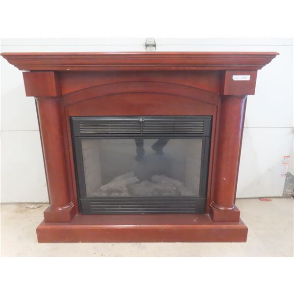 Mantel, 43" x 53" x 18" with Electric Fireplace, Model 33E05, 12.5 Amps