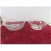 Image 11 : Crystal/Cut Glass, 2 China Platters and a Candy Bowl (One Crystal Piece Has a Chip - Pictured)