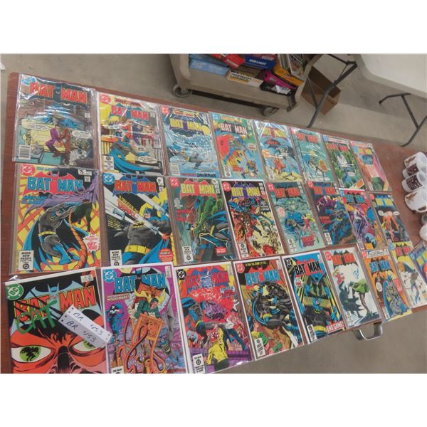 25 DC Comics Featuring Batman (40¢–60¢ Issues)