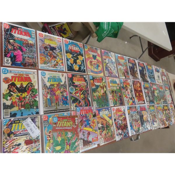 38 DC Comics Issues of The New Teen Titans, Priced from $0.50 to $1.00