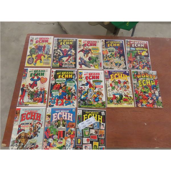 13 Marvel Comics Issues of Not Brand Echh, Priced from $0.12 to $0.25