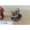 Image 2 : 2 Wind Up Tricycles :  Robot Made in China, Monkey Made in Japan