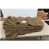 Image 1 : 100 New Burlap Bags 14'' x 35'' Each 