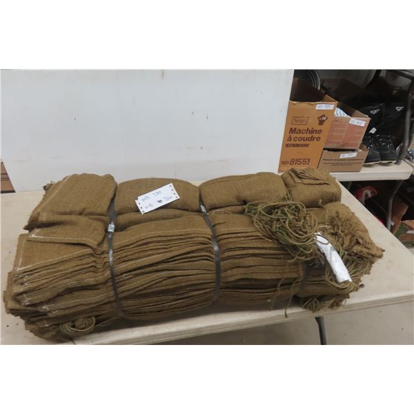 100 New Burlap Bags 14'' x 35'' Each 
