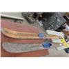 Image 1 : Set of Wood Water Skis 'Standard' (Weathered)