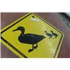 Image 2 : Ducks Unlimited Duck Crossing Sign 24'' Across