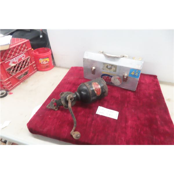 Metal Lunch Box , Universal Coffee Mill 